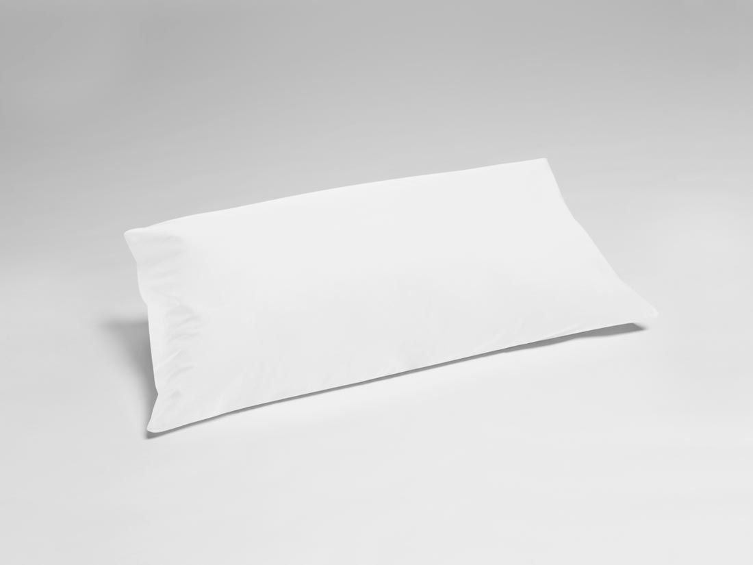 Kussensloop percal katoen pure white