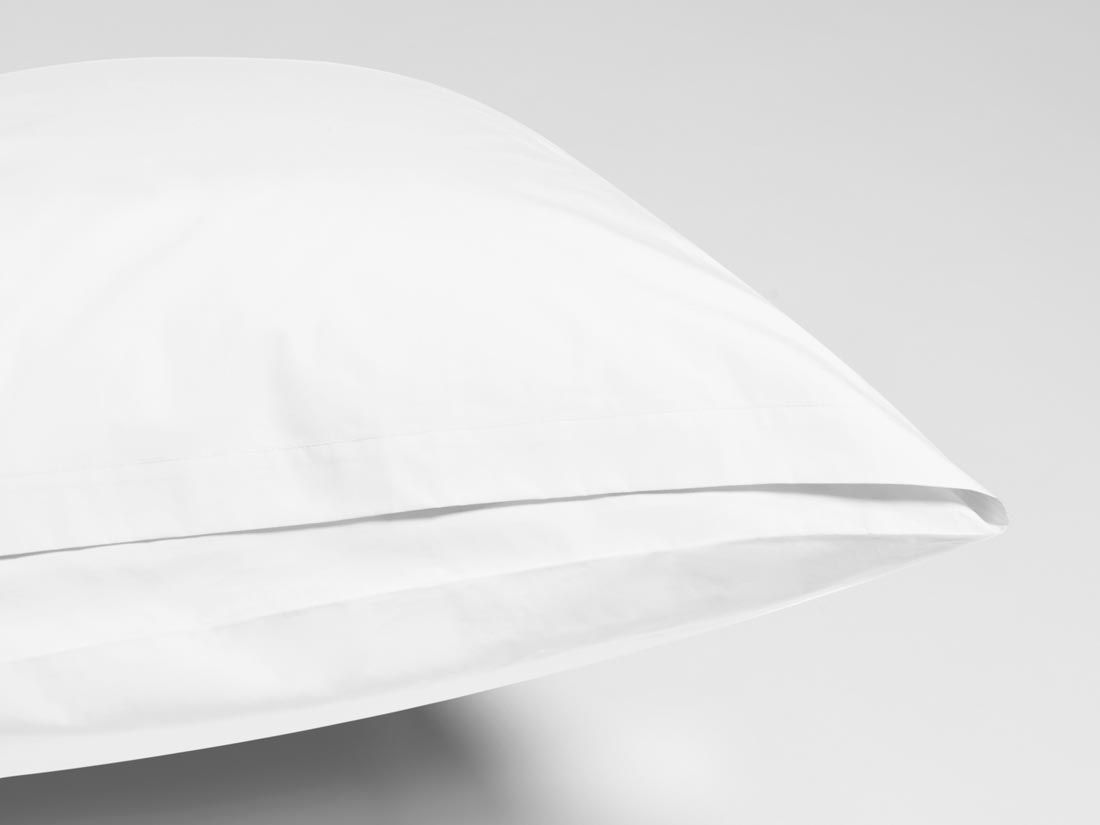 Bettwäscheset Perkal-Baumwolle Pure White