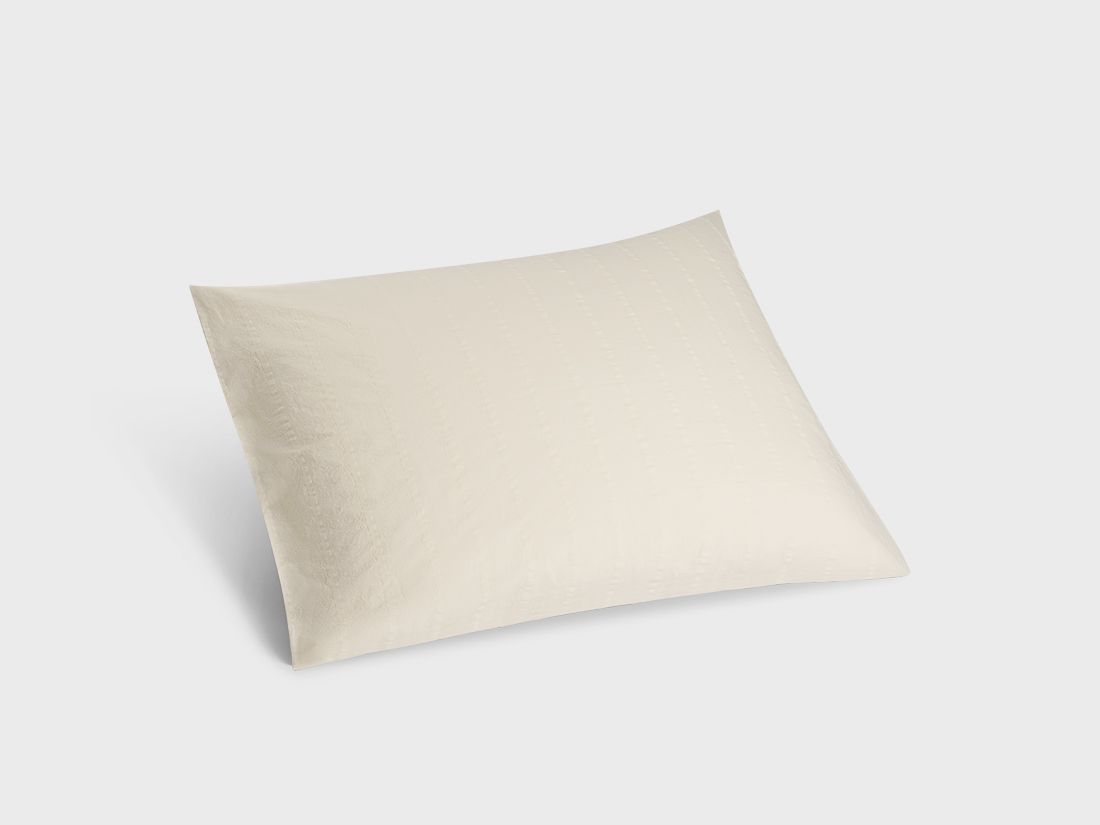 Kissenbezug Seersucker-Baumwolle Gentle White