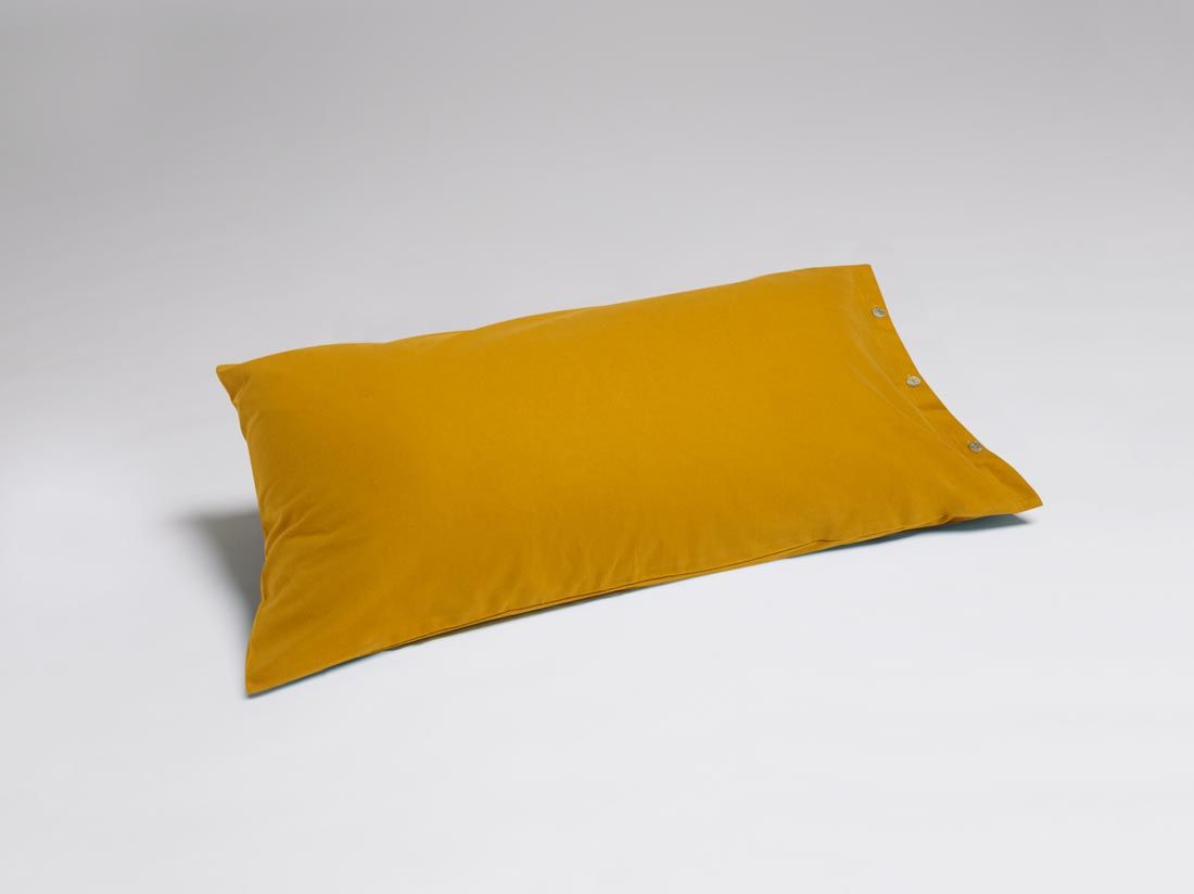 Pudebetræk bomuldsflonel indian yellow