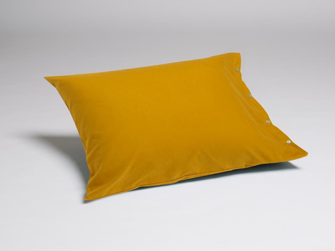 Pudebetræk bomuldsflonel indian yellow