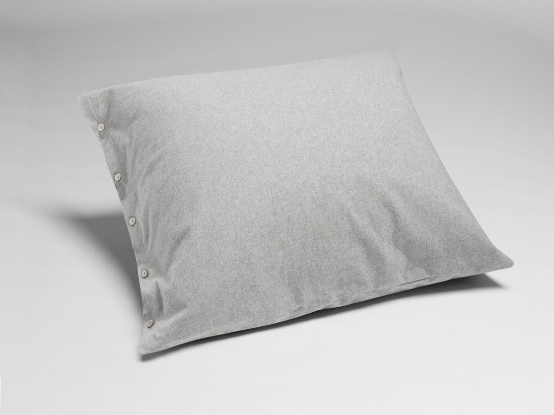 Kissenbezug Flanell Light Grey