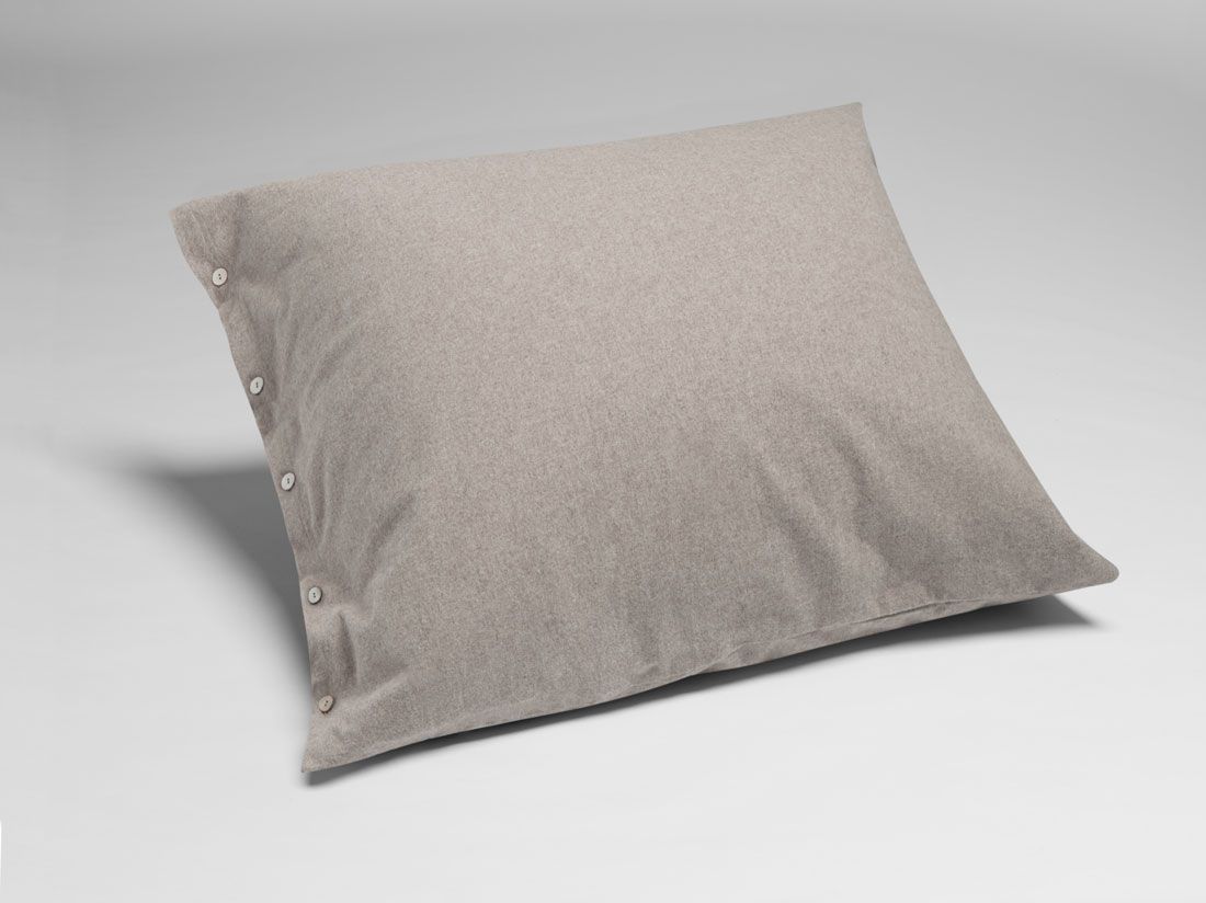 Kissenbezug Flanell Stone Brown