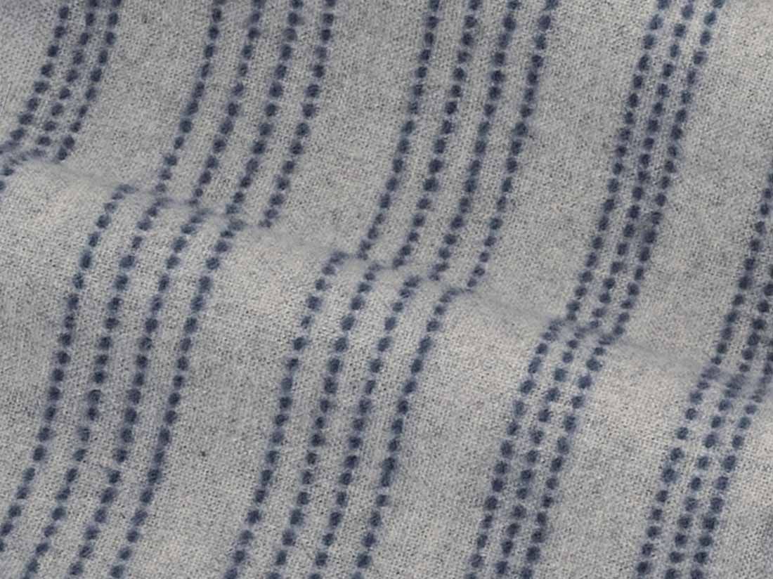 Pyjamahose Herren Flanell Light Grey/blue Stripe