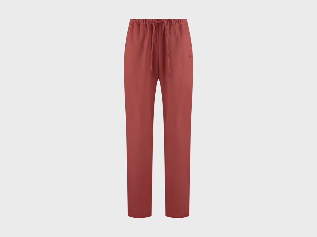 Pyjamahose Herren Flanell Red Velvet