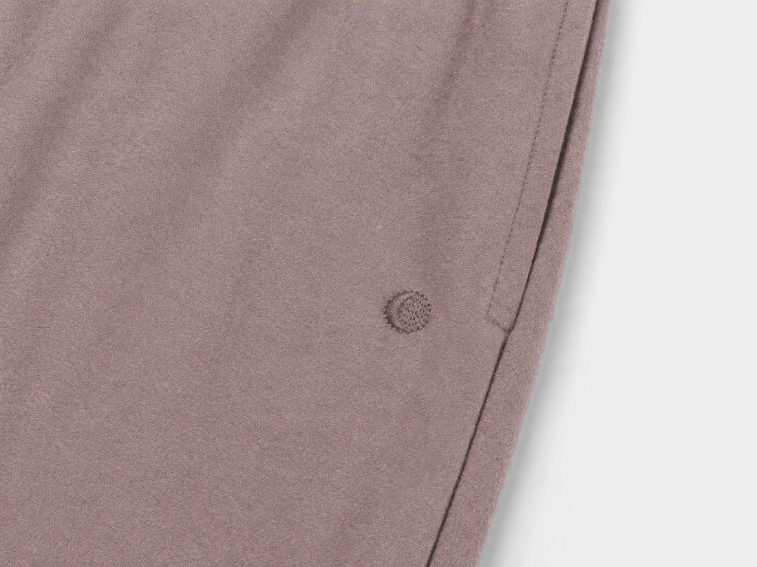 Pyjamabroek dames flanel mauve chambray