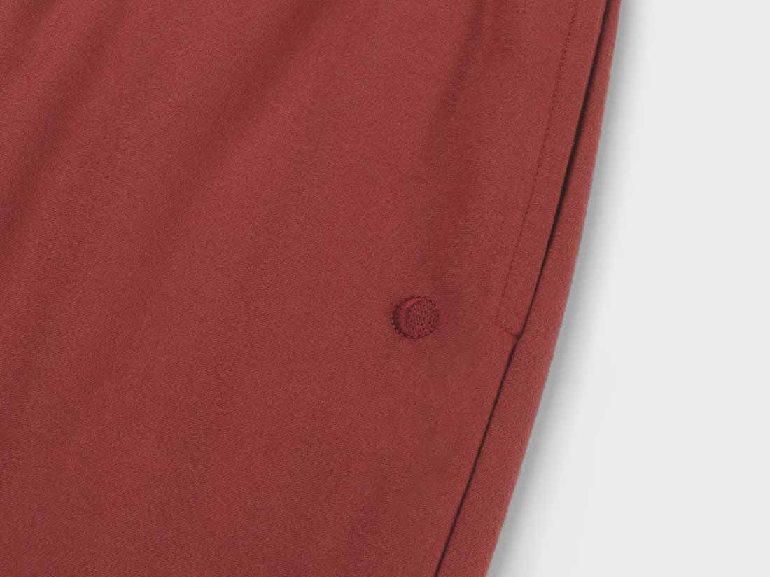 Pyjamahose Damen Flanell Red Velvet