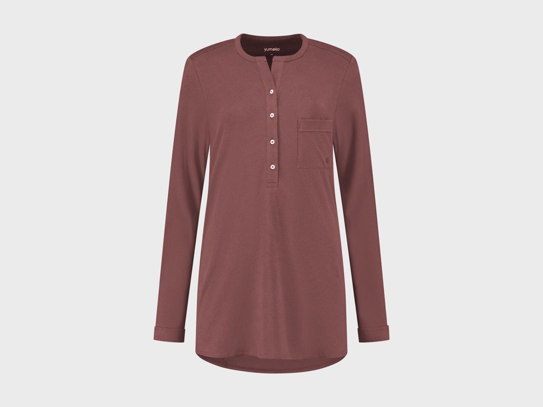 Pyjama-Set Damen Jersey Evening Rose