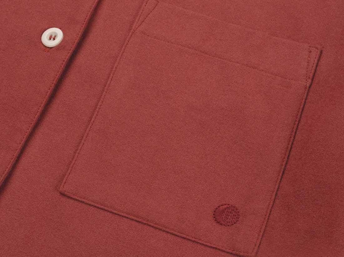 Nattøj sæt dame bomuldsflonel red velvet