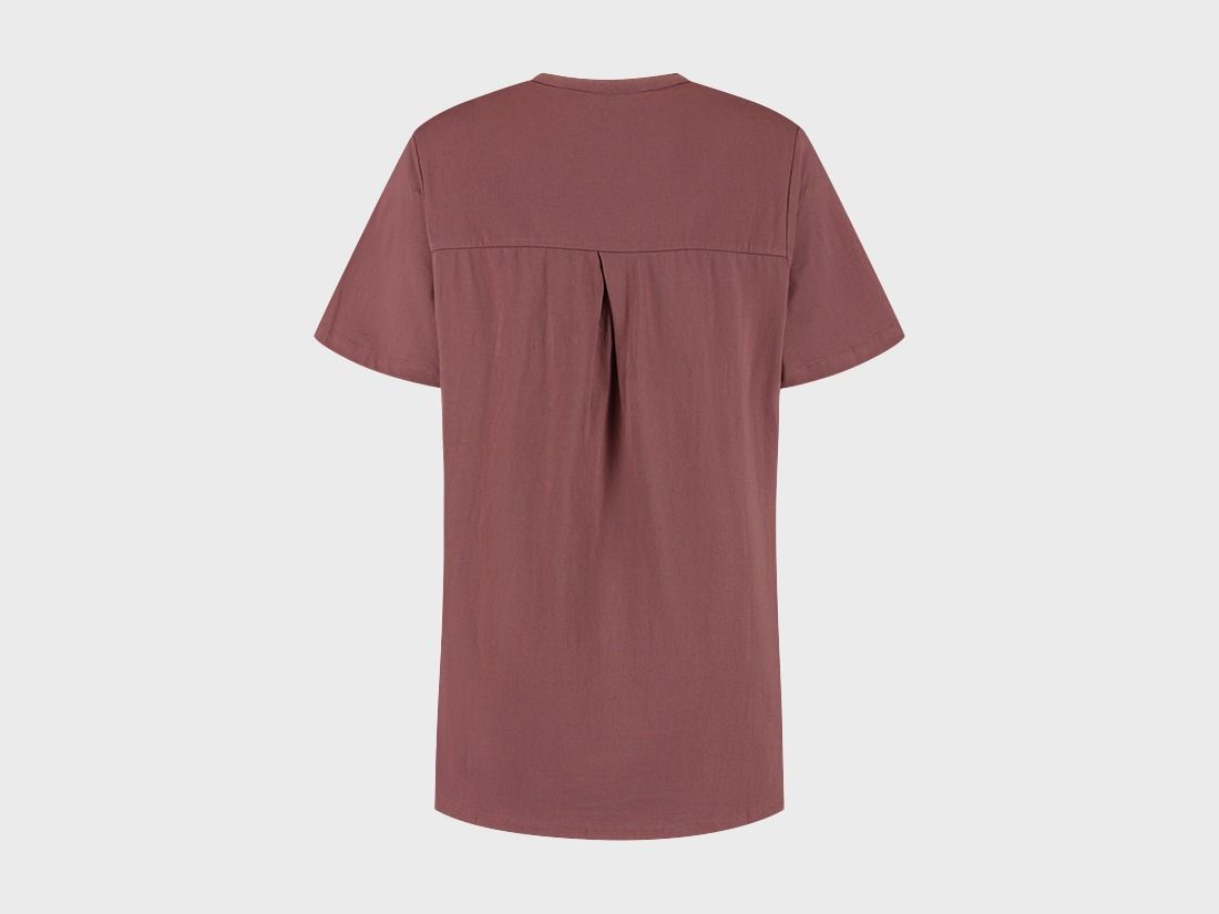 T-shirt de pyjama en jersey pour femme rose du soir