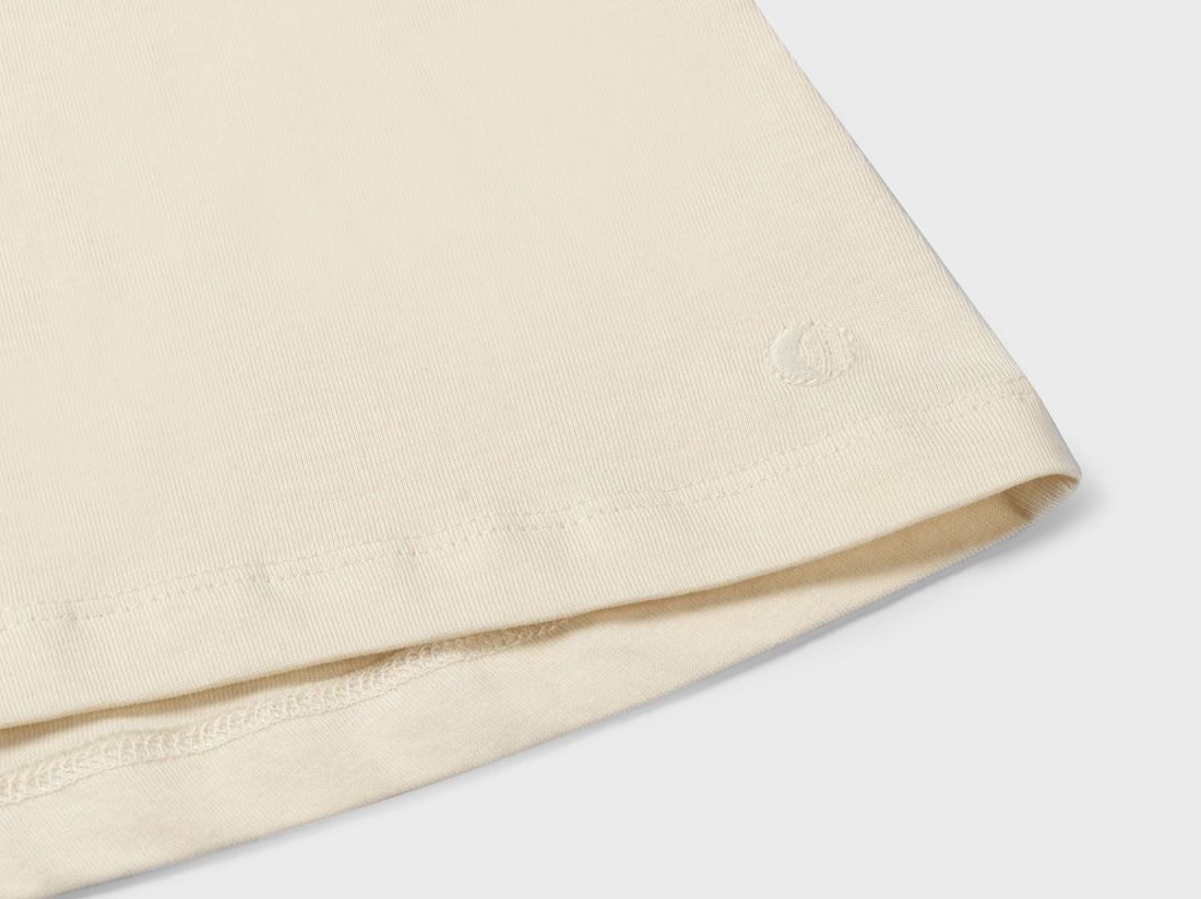Nuisette en jersey soleil levant blanc