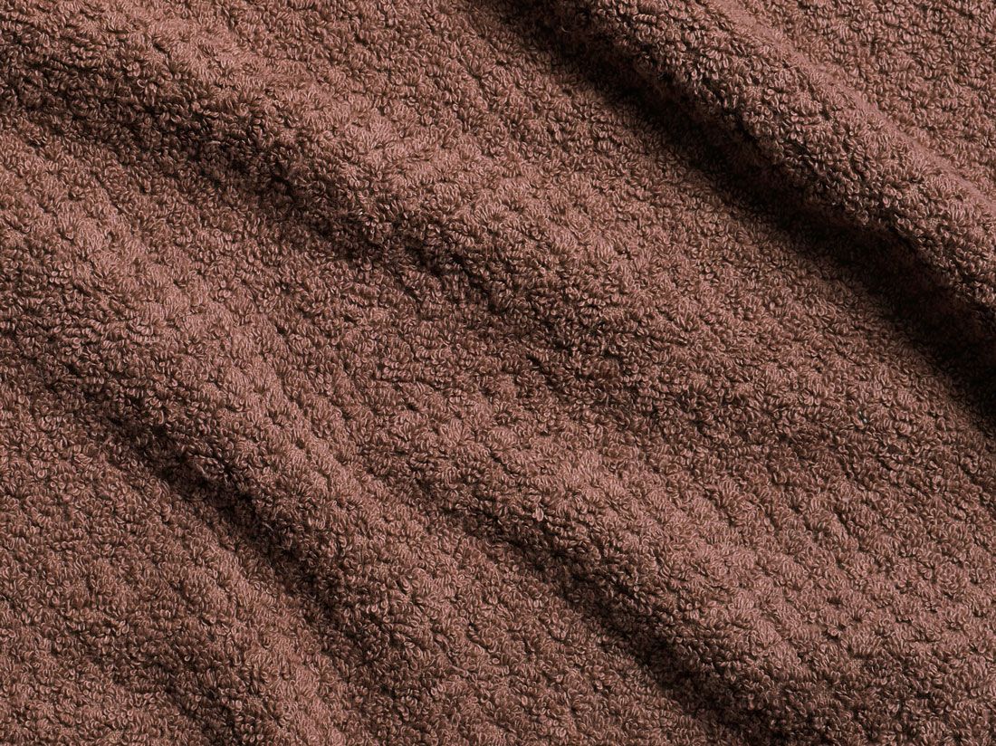 Badlaken dots mud rose 100x150 - 1 st
