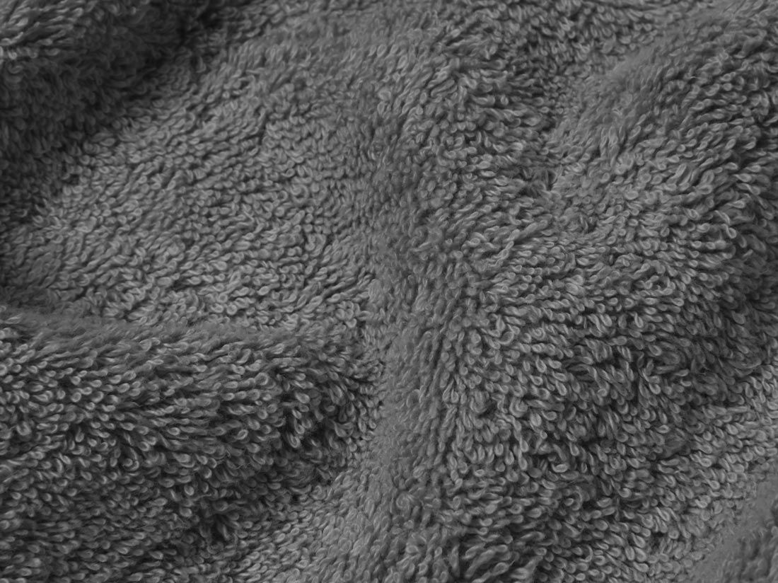 Drap de bain éponge gris foncé 100x150 - 1 pc