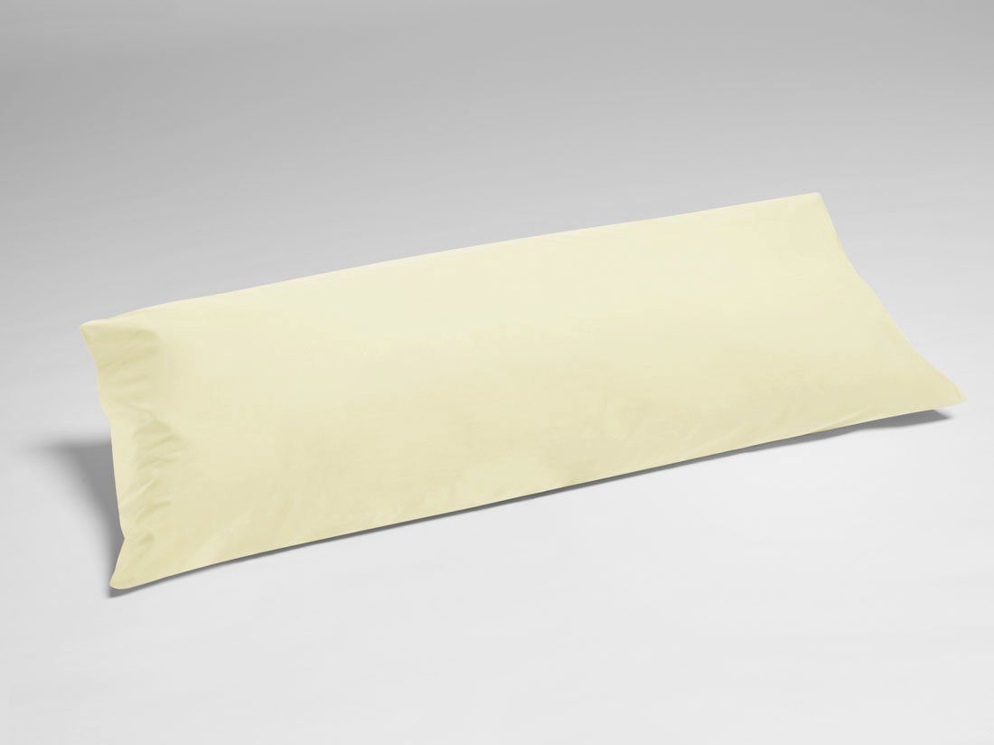 Kussensloop percal katoen pastel lemon