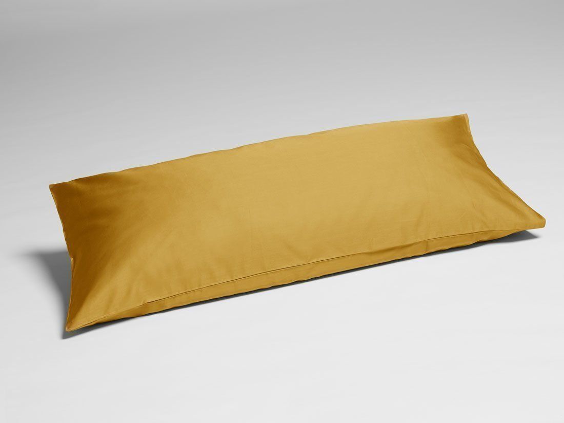 Taie d'oreiller satin de coton or classique 40x80