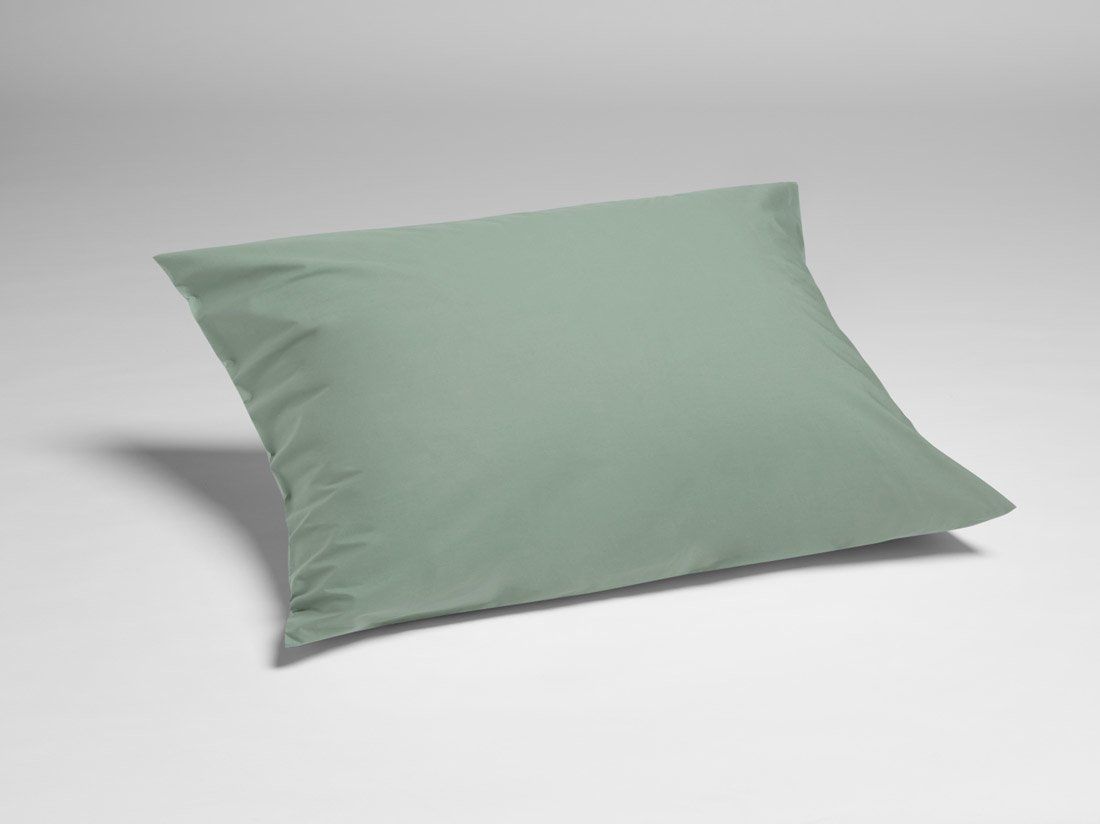 Kissenbezug Perkal-Baumwolle jade green 50x60