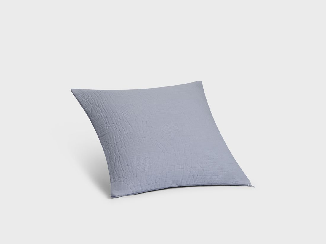 Pyntepudebetræk bomuldsmuslin arch lavender blue 50x50