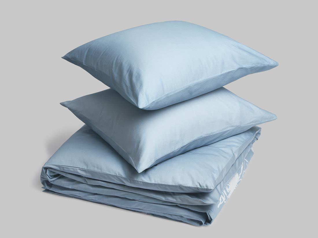 Satin-Bettwäsche Cornflower 200x220 + 2/80x80