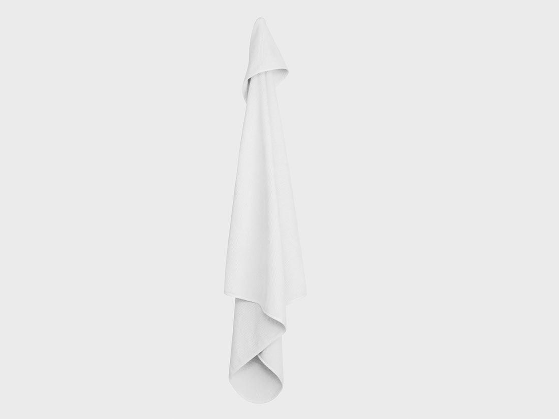 Baby Badetuch Mini Dots Pure White 100x100