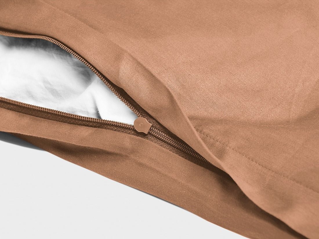 Satin-Bettwäsche Caramel