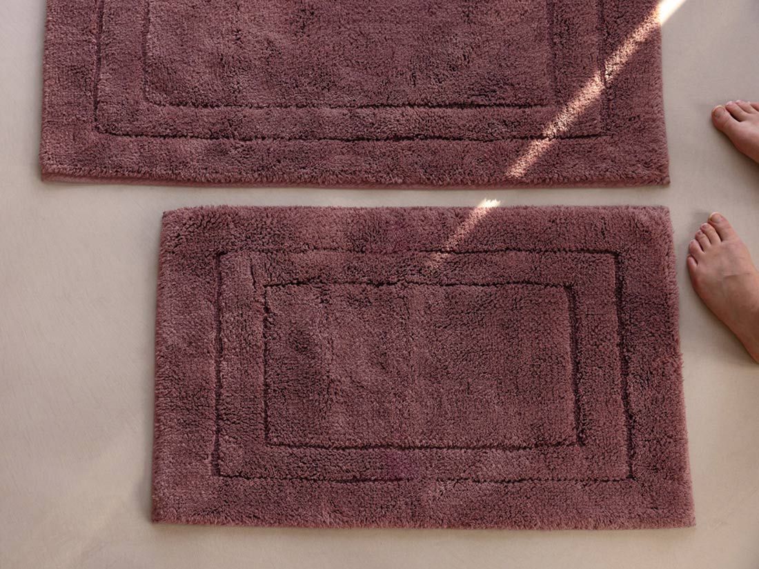 Bademåtte deluxe blush rose 50x80