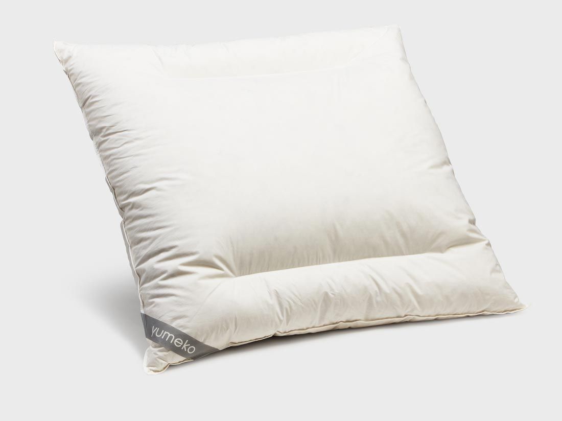 Kissen Daunen Deluxe 80x80 Medium