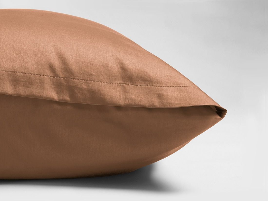 Satin-Bettwäsche Caramel