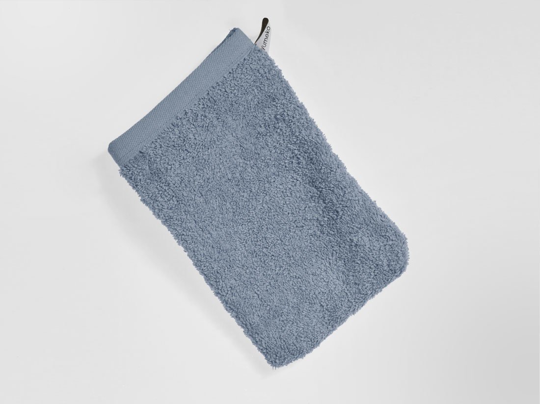 Washandjes terry faded blue 15x22 - 4 st
