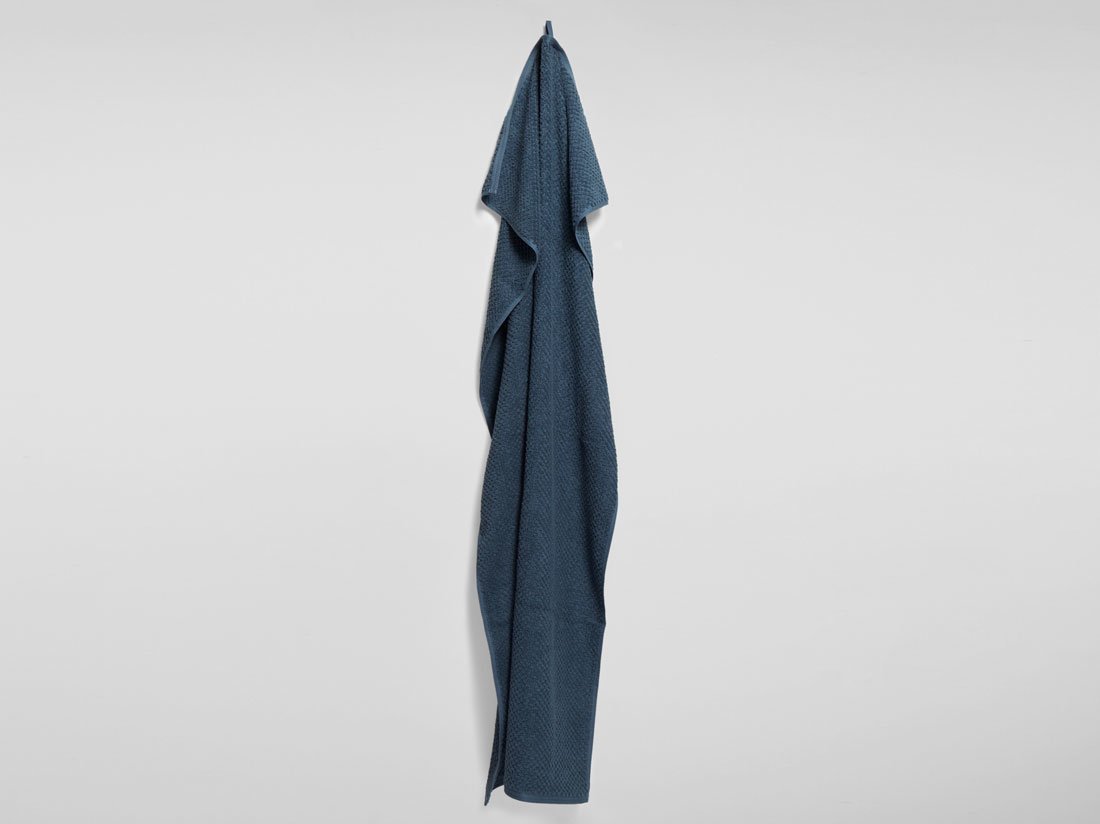 Douchelakens dots blue 70x140 - 2 st