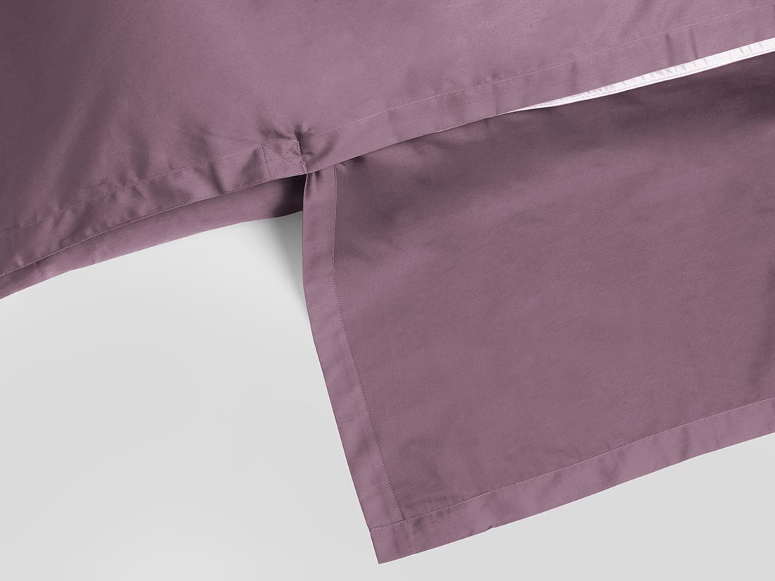 Dekbedovertrek katoen satijn amethyst