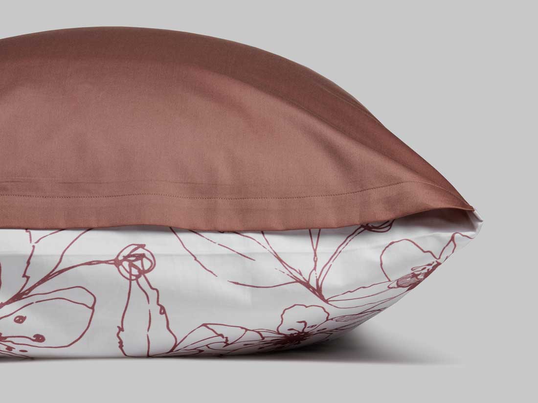 Satin-Bettwäsche Big Blossom