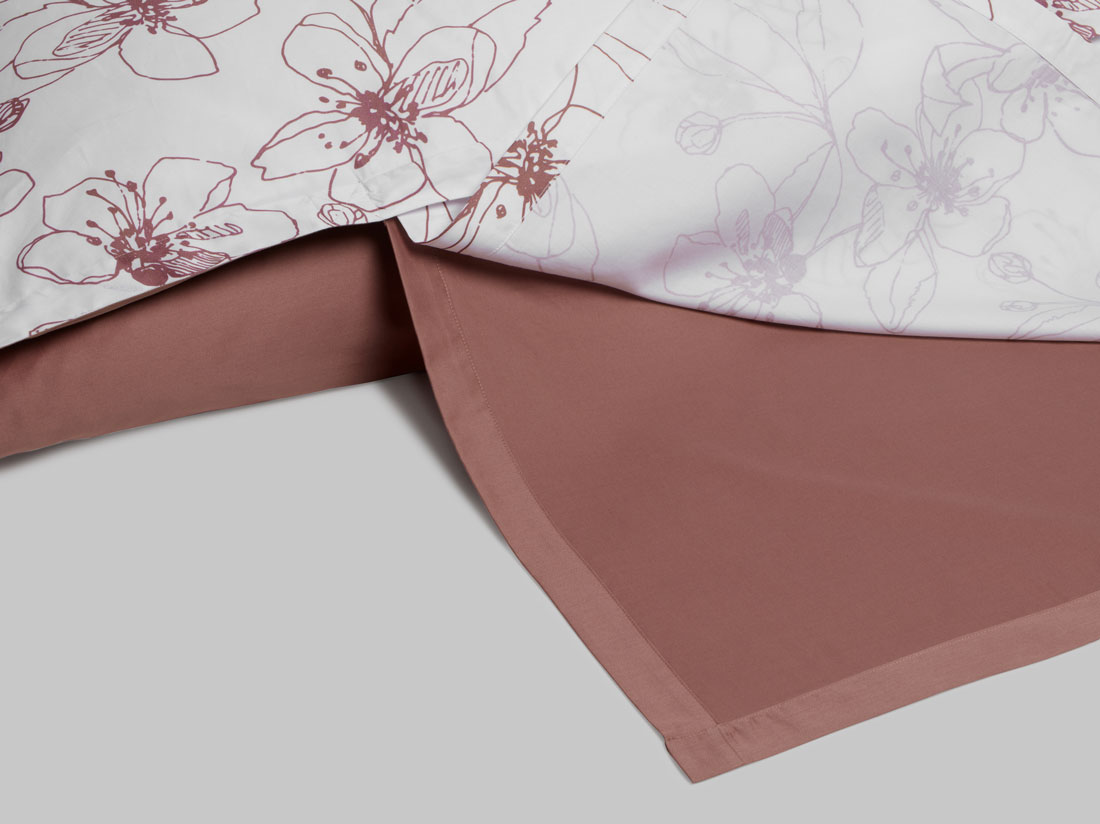 Satin-Bettwäsche Big Blossom