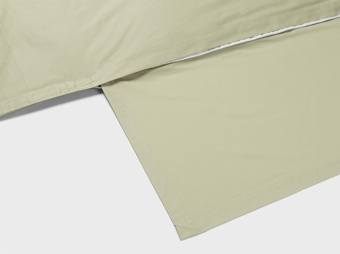 Kinderbettwäsche Baumwollsatin Light Olive Botanical