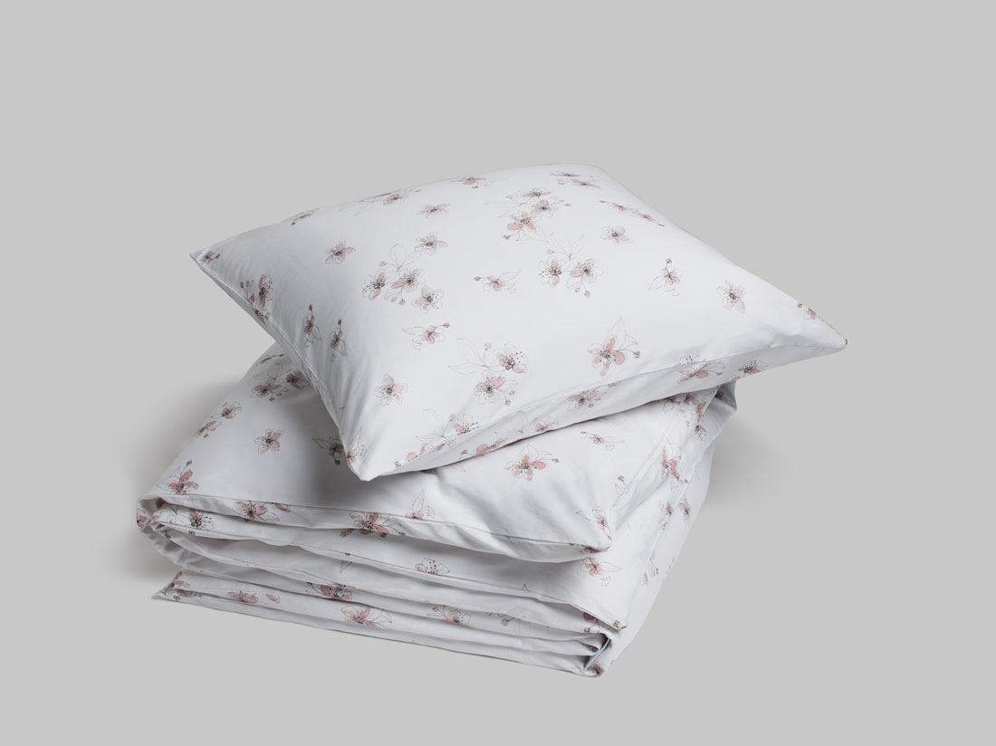 Satin-Bettwäsche Bridal Blush