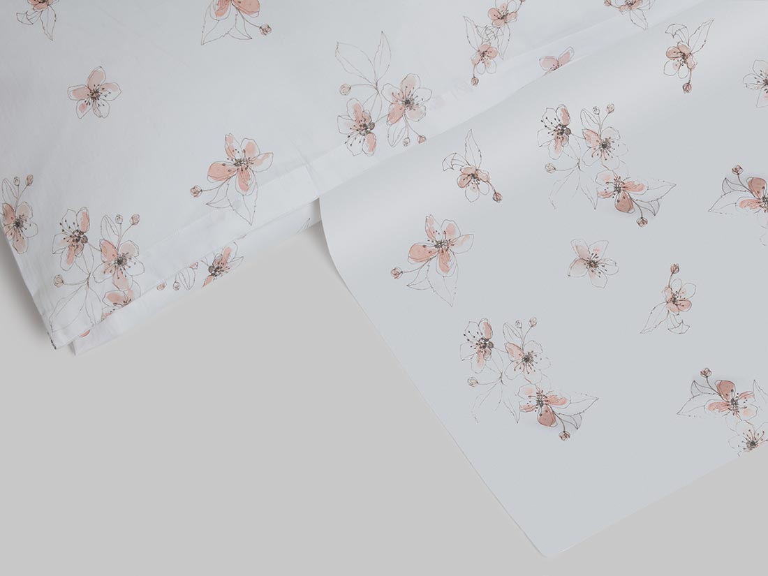 Satin-Bettwäsche Bridal Blush