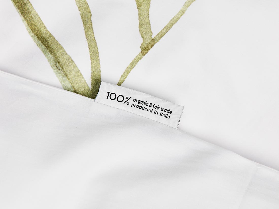 Satin-Bettwäsche Dill Flower