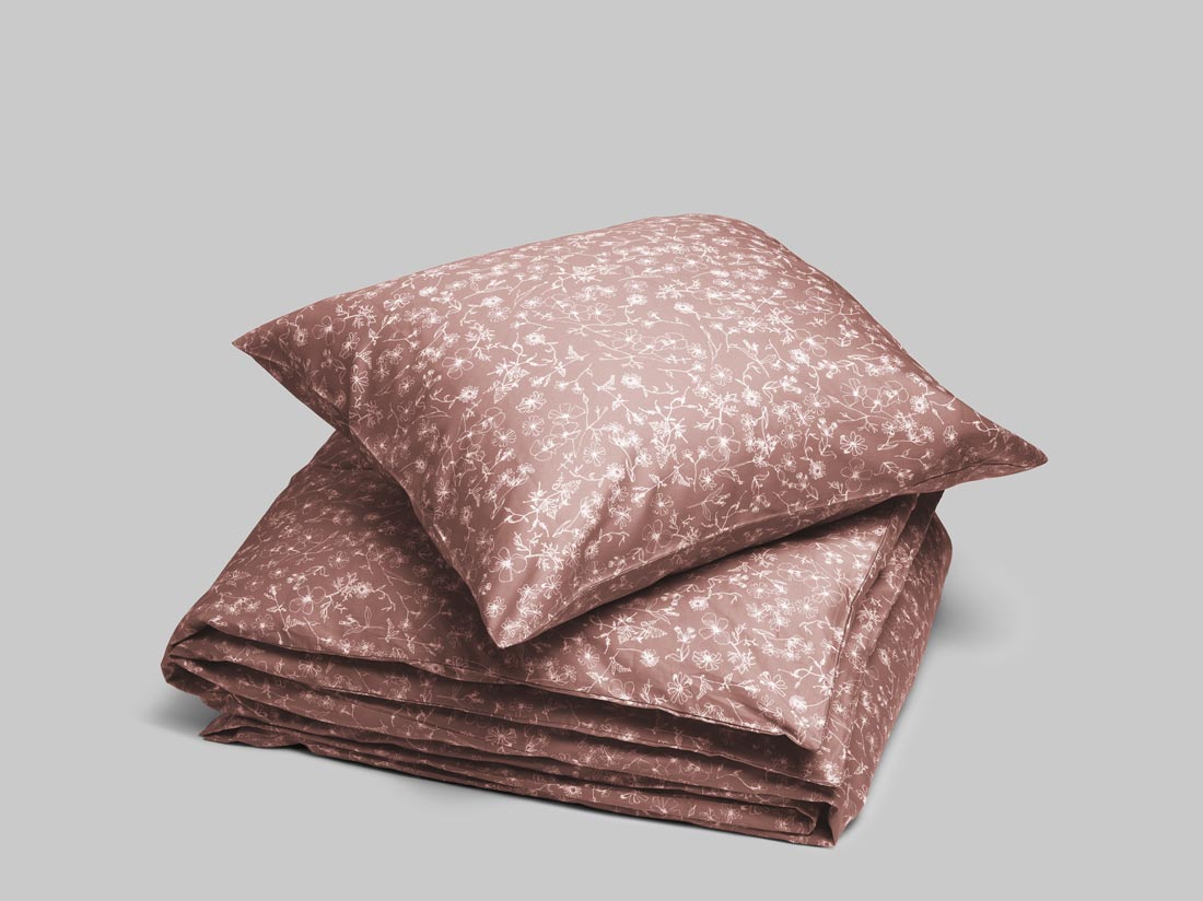 Dekbedovertrek katoen satijn fields of blush