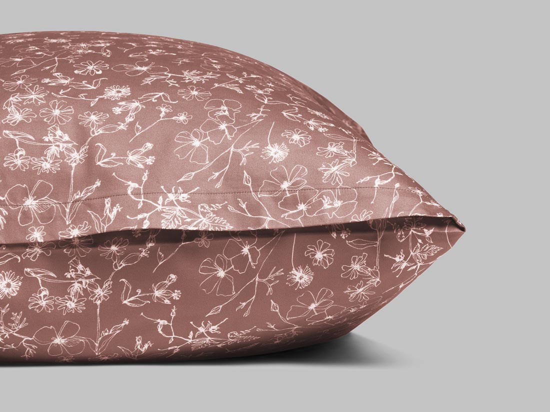 Dekbedovertrek katoen satijn fields of blush