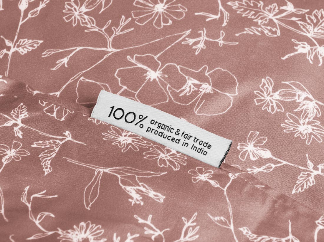 Dekbedovertrek katoen satijn fields of blush