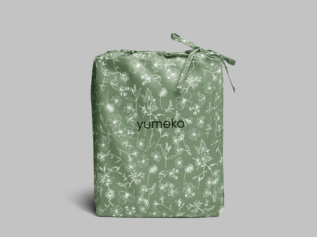 Satin-Bettwäsche Fields Of Olive