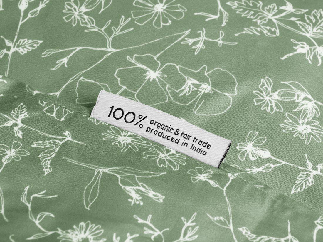 Satin-Bettwäsche Fields Of Olive