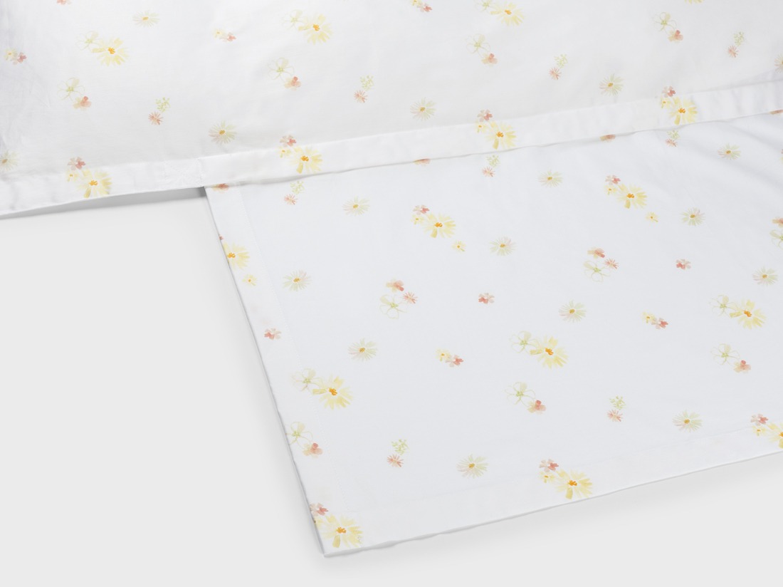 Dekbedovertrek katoen satijn flower valley