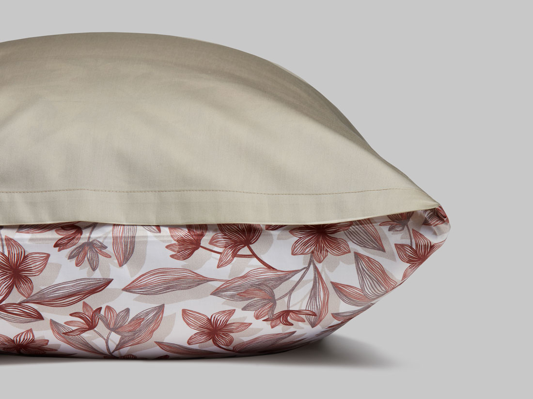 Satin-Bettwäsche Lilies