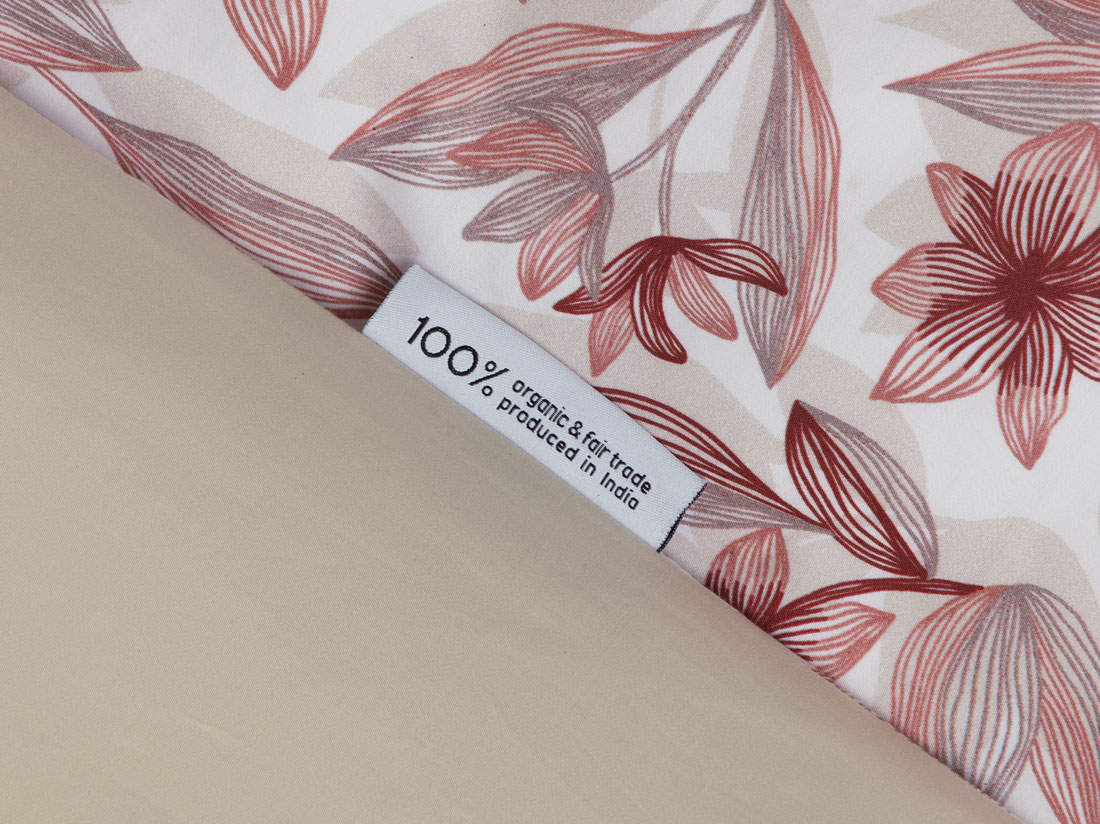 Satin-Bettwäsche Lilies