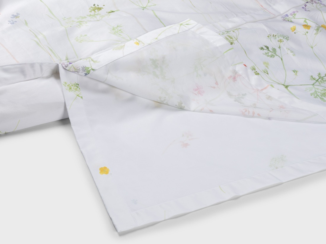 Kinderdekbedovertrek katoen satijn wild flowers