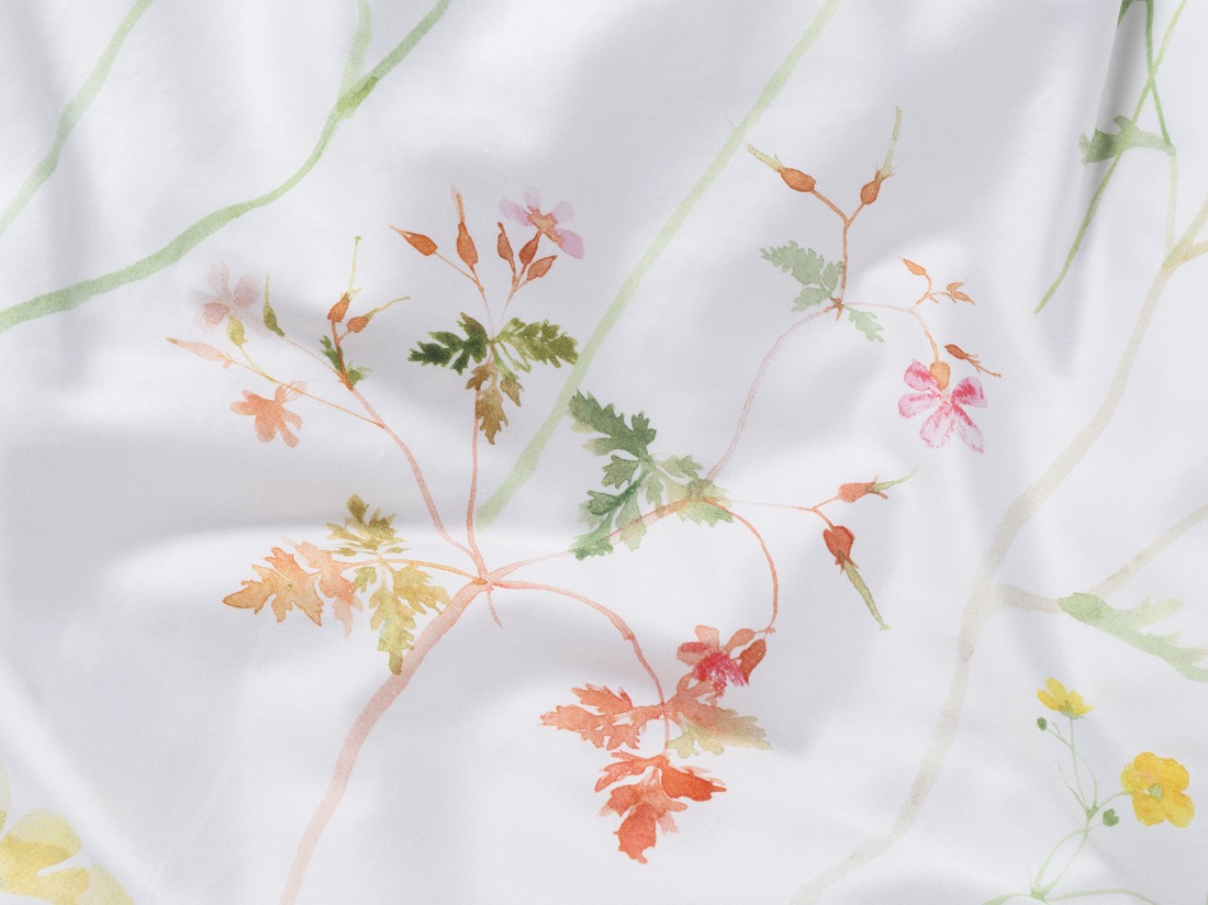 Kussensloop katoen satijn wild flowers