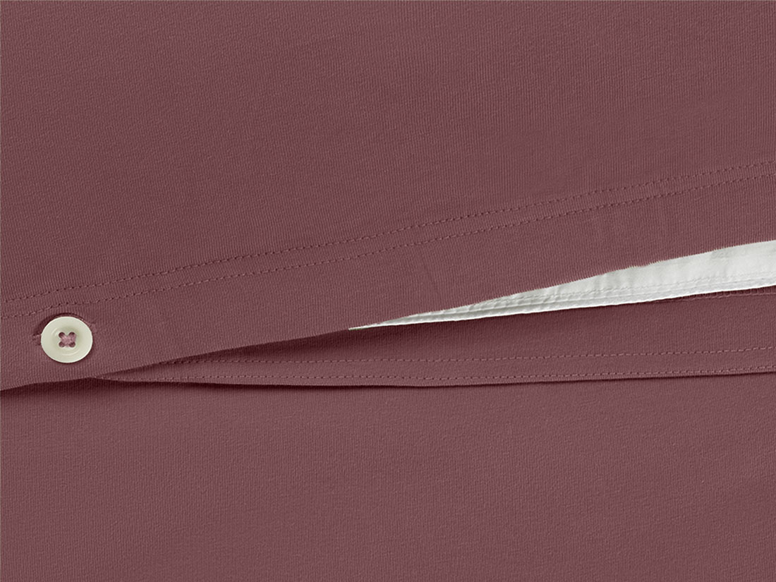 Dekbedovertrek jersey evening rose