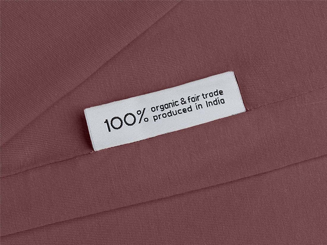 Dekbedovertrek jersey evening rose