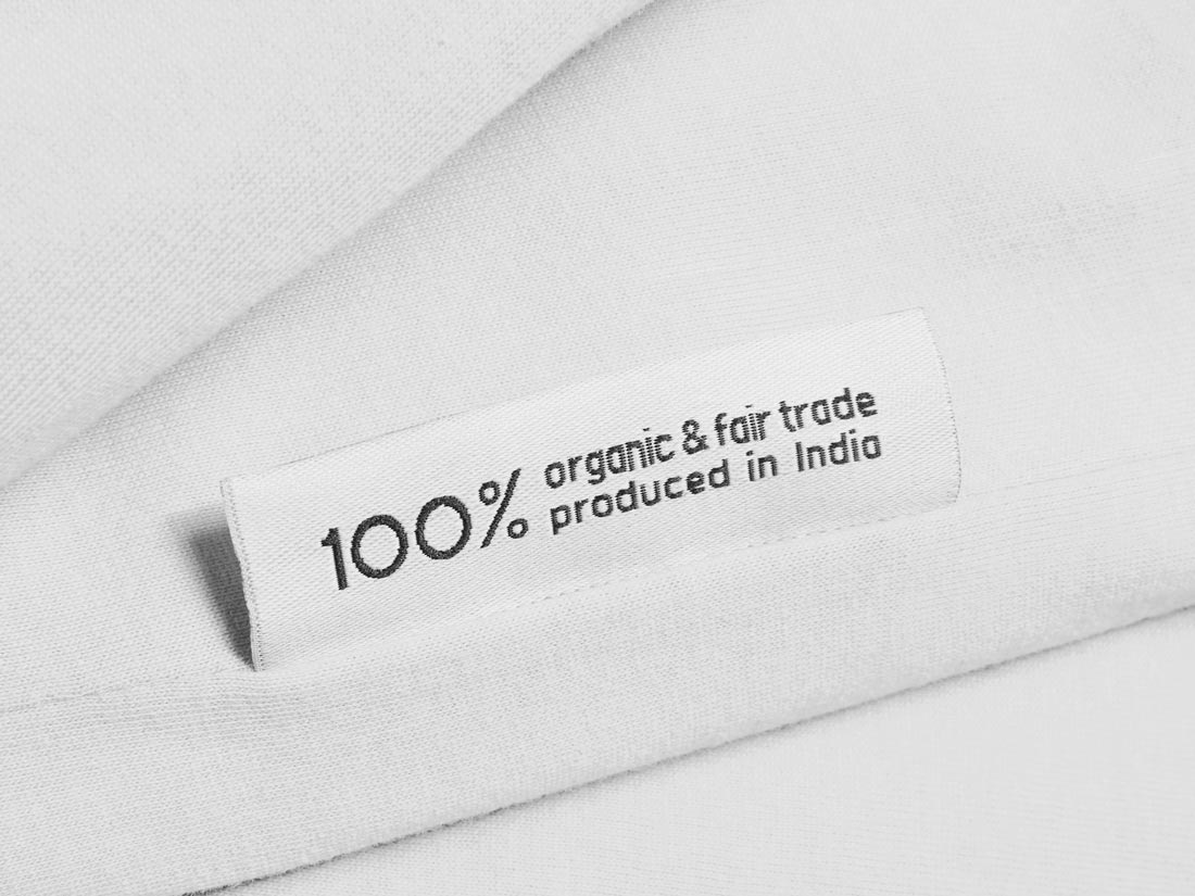 Jersey-Bettwäsche Pure White