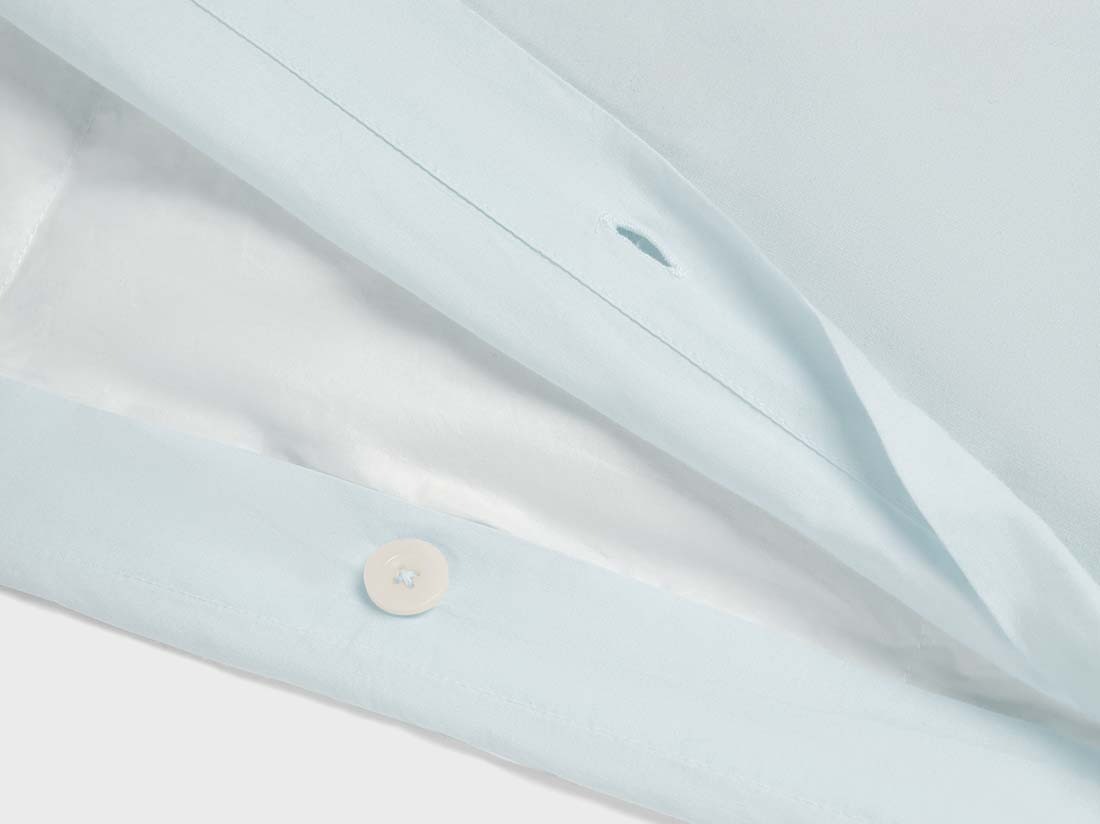 Dekbedovertrek percal katoen playful aqua